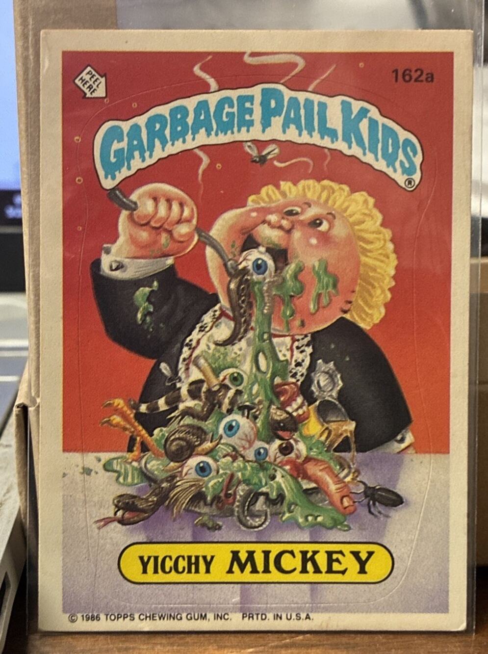 Yicchy Mickey 1986 Topps Garbage Pail Kids Series 4 #162a MTG5025
